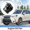 UXCELL No.11109AA093 Engine Oil Pan Oil Pan Sump Transmission Oil Pan for Subaru Forester 1999-2005 Iron Black