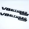 FUP1  Car Fender Side Emblem V8 Biturbo 4matic Logo For Mercedes C63S W205 E63S W213 S63 W222 GLC63S X253 GLE63S W167 AMG Accessories