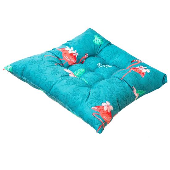 Подушка сиденья с высоким отскоком, удобная подушка для сиденья с цветочным принтом, обеденный стул для дома