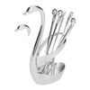 Tableware   Zinc Alloy Fruit Dessert Tasting Forks Spoon with   Base for Home Kitchen