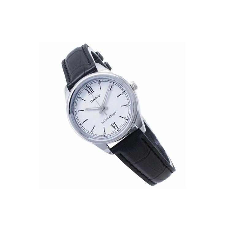 Casio Женские стандартные часы белые LTP-V005L-7B2. LTP-V005L-7B2.