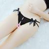 Women's Sexy Bow Open File Panties Thong Open File Free Panties