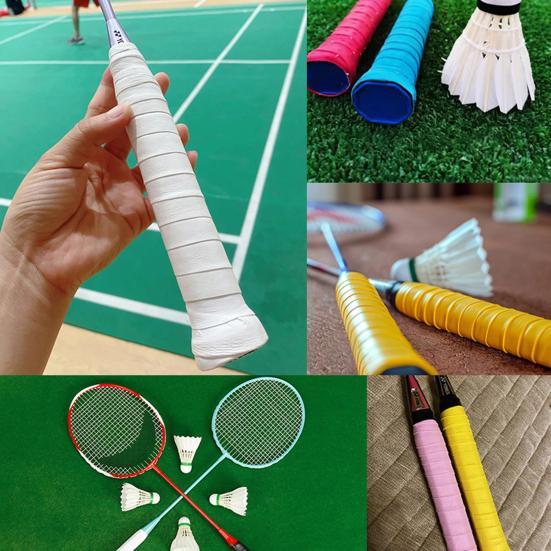 12 шт. самоклеящиеся ленты для захвата Pickleball, устойчивые к скольжению, супер впитывающие, яркий цвет, универсальная лента для захвата теннисной ракетки, Overgrip