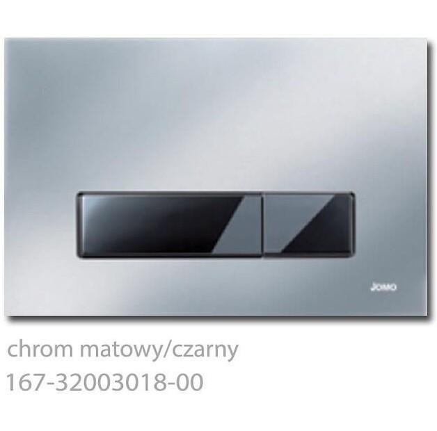Клавиша смыва Werit Jomo Trend хром матовый черный 167-32003018-00