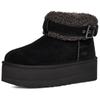 Короткие зимние ботинки Женские черные кроссовки 1144041-BLK
