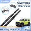 Автомобильные стеклоочистители 2024 4 Для Suzuki Jimny Sierra 2018~ JB64W JB74W MK4 Окно Лобовое Стекло Передние Стеклоочистители Автоаксессуары