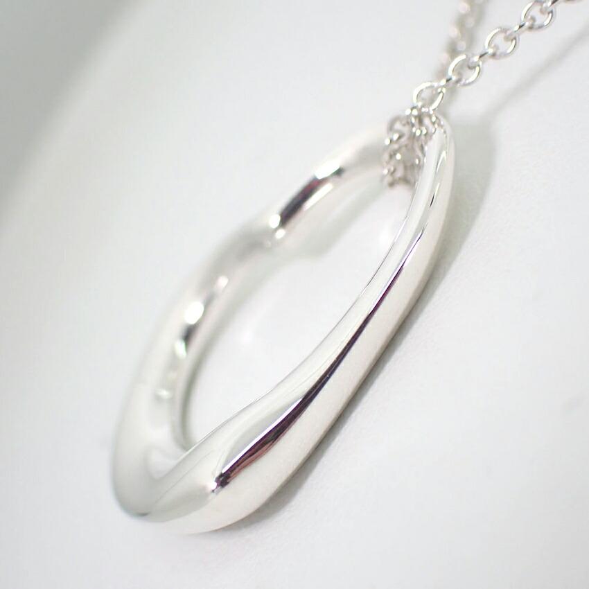 [Used] TIFFANY 925 Open Heart Pendant/Necklace/g502-51