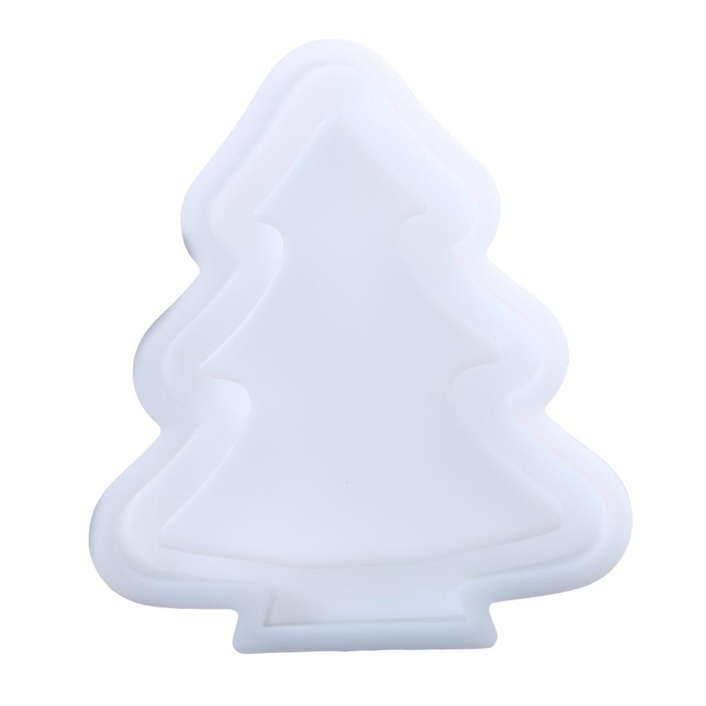 Украшение для дома Силиконовая форма Полая форма для рождественской елки Практичная гипсовая форма Принадлежности для изготовления ювелирных изделий