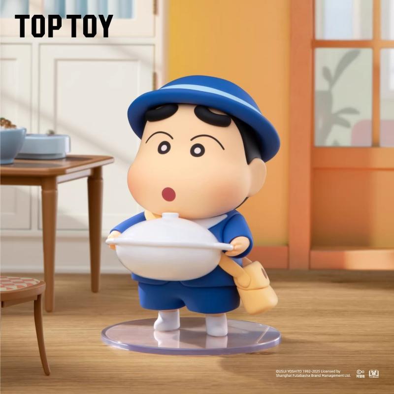 TOP TOY Crayon Shinchan Ancient New Daily Series Funny Classic Figures Cute Ornaments Children's Toys Birthday Gifts