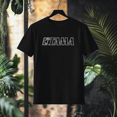 Футболка унисекс с логотипом TAMA Drums, размеры S-3XL, подарки для барабанщиков.