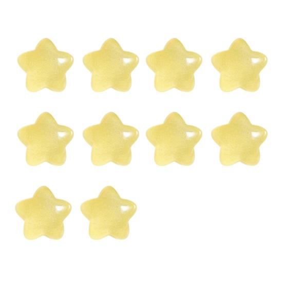 10 шт., бусины со звездами, яркие цвета, милые украшения из смолы, сделай сам, ювелирные изделия, аксессуары для чехлов для мобильных телефонов