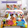 3pcs Custom Name Cartoon Gracies Corner Bedding Set Duvet Cover Closure Includes 1 Duvet Cover & 2 Pillowcases for All Seasons Bedroom Decor