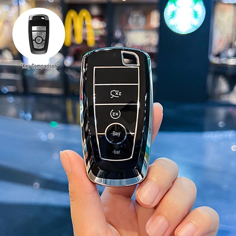Чехол для ключей Ford Edge L для Explorer, Mondeo, Focus, Ranger, Escape, Evos, Mustang Пряжка