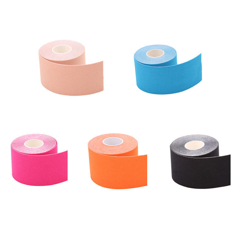 Уход за мышцами, спортивная лента, прикрепленная эластичная клейкая повязка, уход за кожей, поддержка при растяжении мышц, травмах