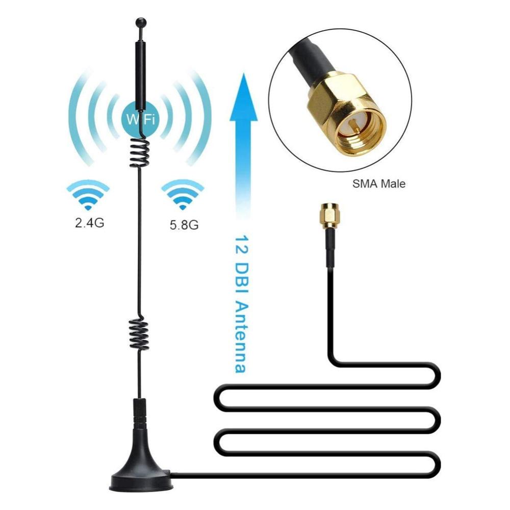 Новая WiFi антенна 12 дБи 2,4 ГГц/5,8 ГГц Аксессуары Фитинги