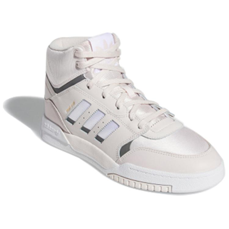 adidas Оригинальные кроссовки Originals Drop Step, удобные, универсальные, нескользящие, прочные, легкие, высокие, для скейтбординга, женские, бежевые, EE5230