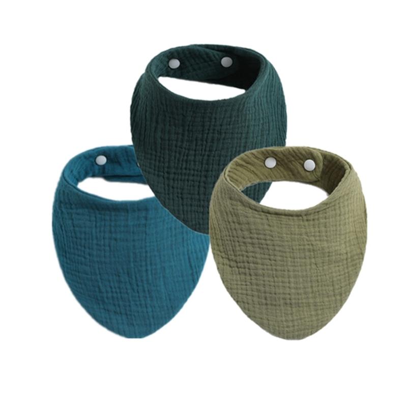 3 ШТ/5 ШТ Муслиновые слюнявчики Детское полотенце для лица Мочалка Слюнявчики для малышей Шарф на шею для малышей Детские вещи Дропшиппинг