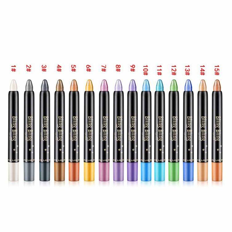 Натуральные долговечные жемчужные тени для век, подводка для глаз, мерцающая палочка, ручка шелкопряда, женский косметический инструмент для макияжа, косметический карандаш для хайлайтеров