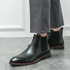 Mens Dress Boots Fashion Chelsea Boots Brand Business Casual Leather Boot British Style Short Boots for Men Ankle Boot Botas2025
