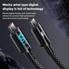 100W 6A Type C PD Quick Charger 3.0 Cable For Samsung Xiaomi Huawei USB C Mobile Phone Data Cord Fast Charging Data Cable