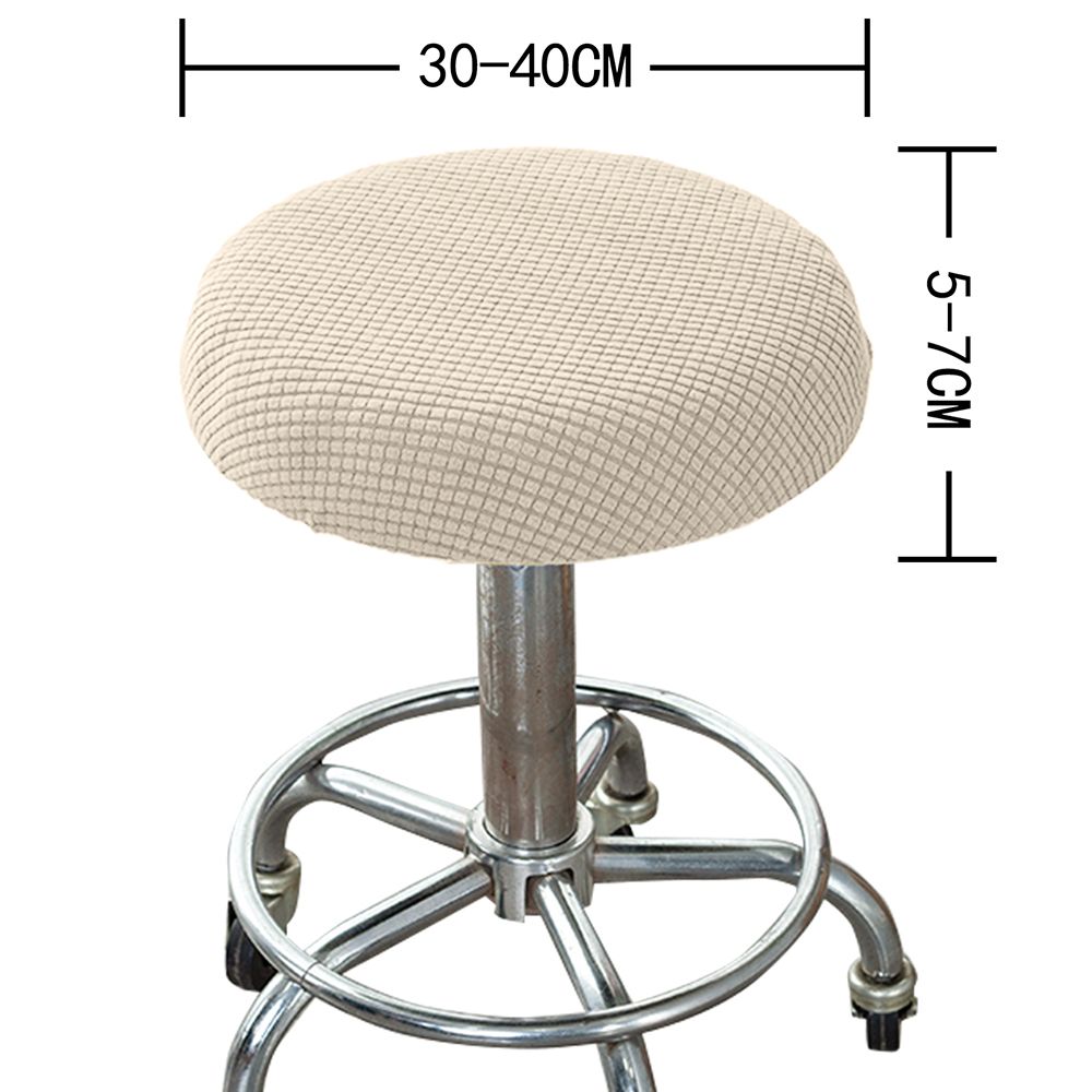 Утолщенный противообрастающий чехол для барного стула, эластичный круглый чехол для стула, чехол для сиденья