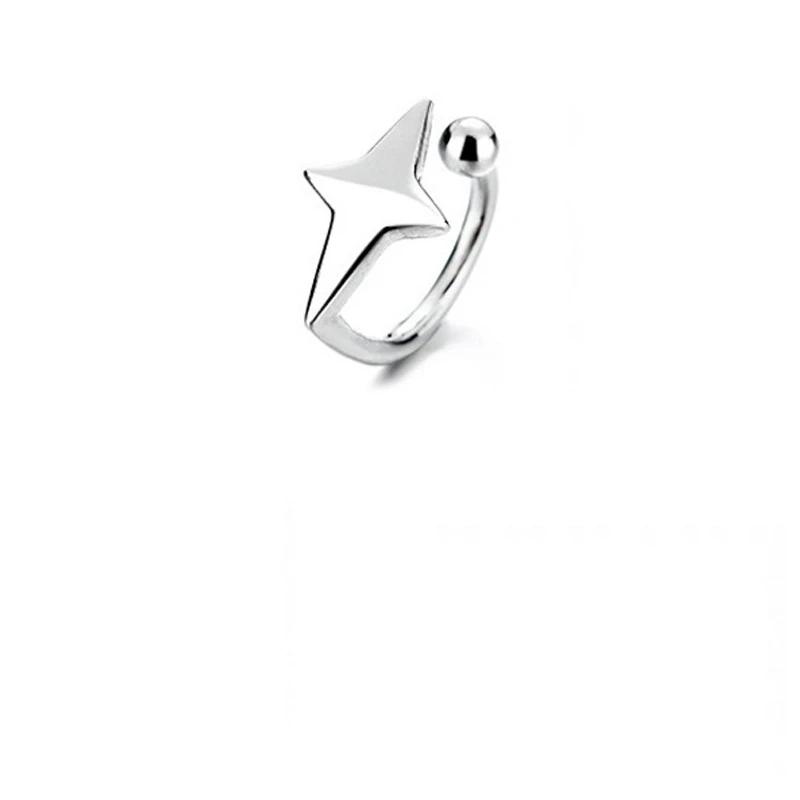 1 шт. Очаровательные Клипсы-Серьги Линия Цирконов Ear Cuff Без Прокола Серьги Украшения