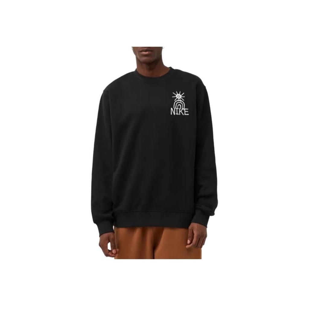 Nike Приталенный свитшот с логотипом, мужские топы, черный DQ4072-010
