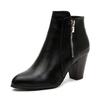 New Women Shoes Ankle Sexy  Boots Short Boots High-heel Fashion Pointed Europe Shoes Woman Plus Size
