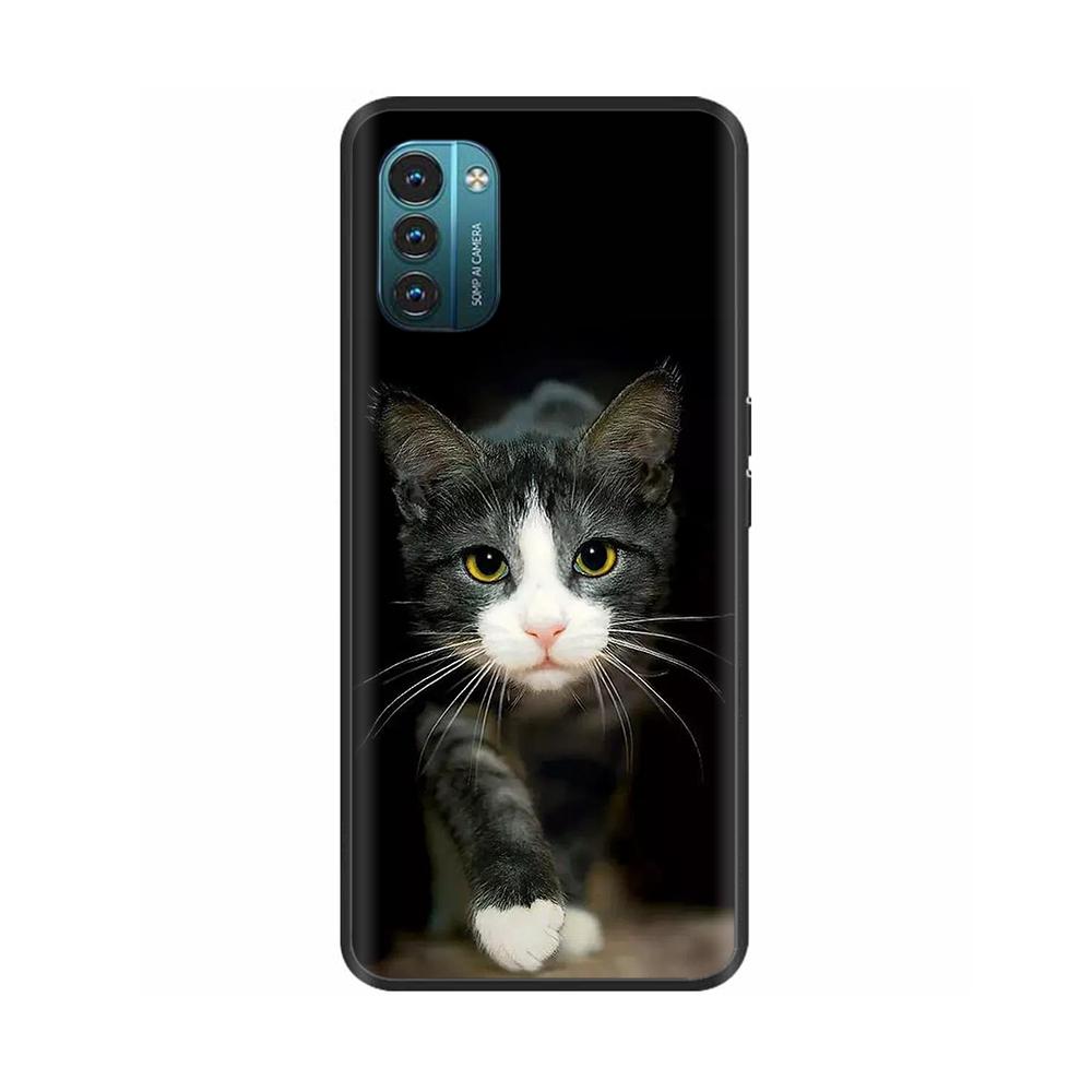 For Nokia G60 5G Case Painted Black TPU Silicone Soft Phone Cover for Nokia G60 Back Cases Bumper Shockproof Shell Cover Carcasa