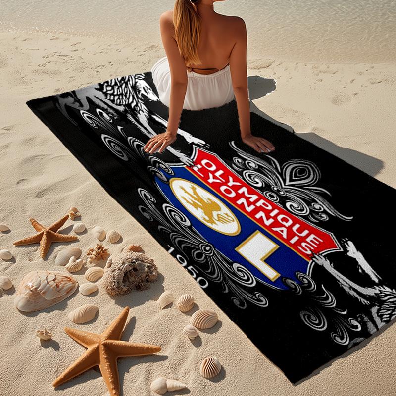 Newcastle United Crest Beach Towel, Quick-drying, Easy to Care for, Use for Both Fitness and Beach Vacations,Sports Essential Fan Gift