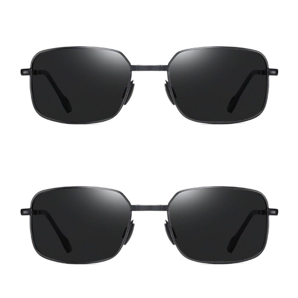 2 ШТ. Похромированные Солнцезащитные Очки Очки 2 в 1 для Женщин Мужчин Похромированные Очки Очки Ночного Видения