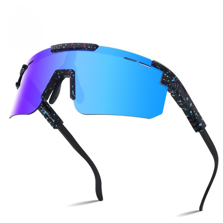 Очки для езды на велосипеде, ветрозащитные очки для горного велосипеда, поляризационные солнцезащитные очки для занятий спортом на открытом воздухе и бега.
