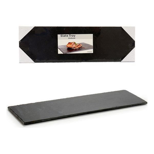 Ensemble à apéritif - Home - Ardoise - 50 x 0,5 x 15 cm - Gris - Rectangulaire