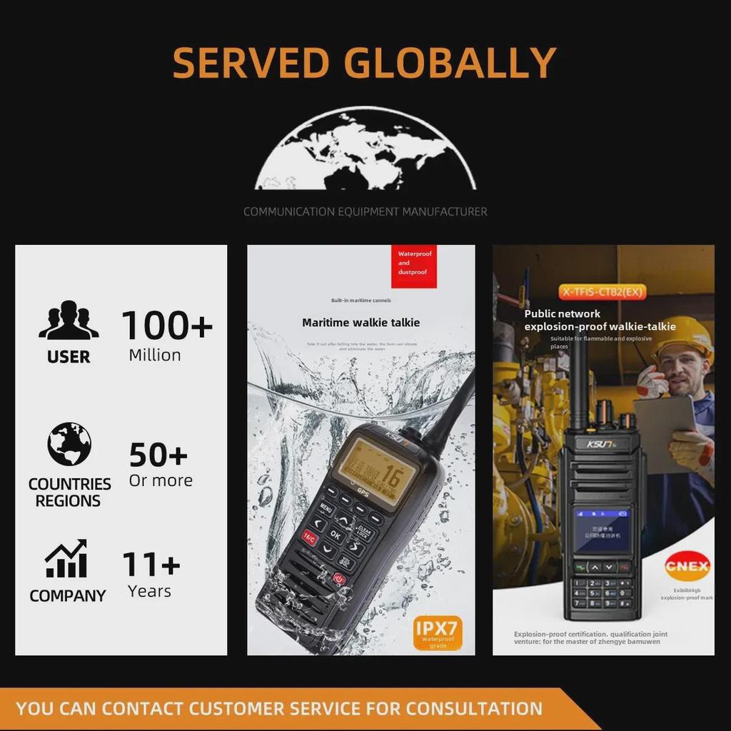 Buxun ZL40 High-Power 4G Global Walkie-Talkie with 5000 Km Range and Wireless Positioning