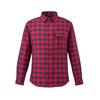 Рубашка в классическую термоклетку с длинным рукавом MIV03136 Deep Red M [Millet] для мужчин (НОВЫЙ ЛОГОТИП)