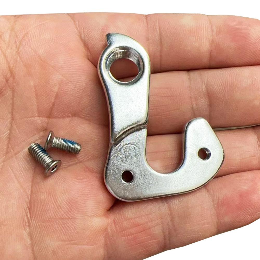 Задняя вешалка для шестерен из алюминиевого сплава, велосипедный хвостовой крючок, черный, серебристый цвет