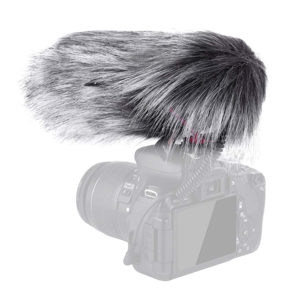 Comica CVM-MF2 Microphone Muff, Outdoor Microphone Windscreen, Compatible with CVM-V30LITE Video Gun Microphone