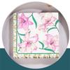 20Pcs/pack Flower Printed Disposable Decorative Cocktail Napkins Tableware Tissues Wedding Birthday Party Accessory
