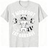 2025 Raccoon Workout Garbage Eater Tee Funny Gym Motivation Graphic Cotton Shirt Humorous Animal Lover Top