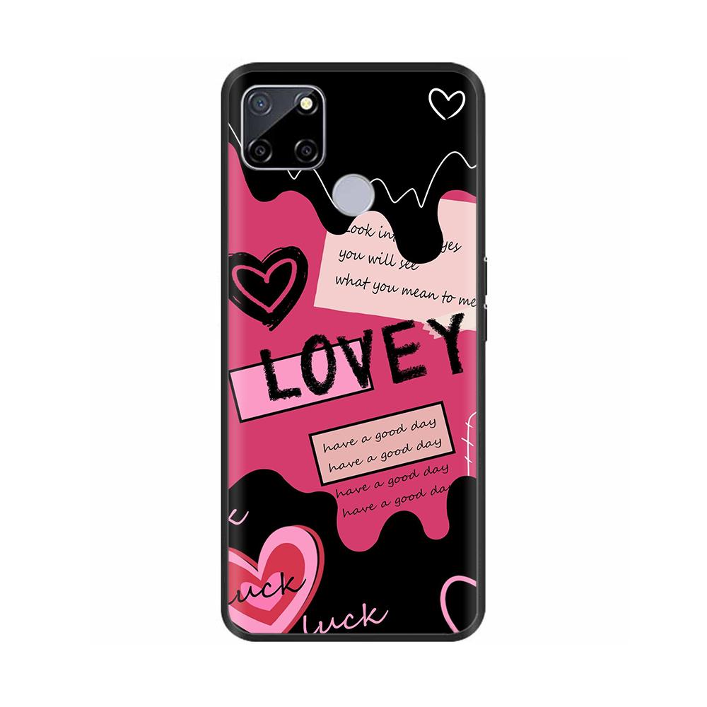 Shockproof Cover For Realme C25 C25s Coque Realme 7i RMX2193 Soft Silicone Fundas Phone Case For OPPO REALME C12 Cover Bumper