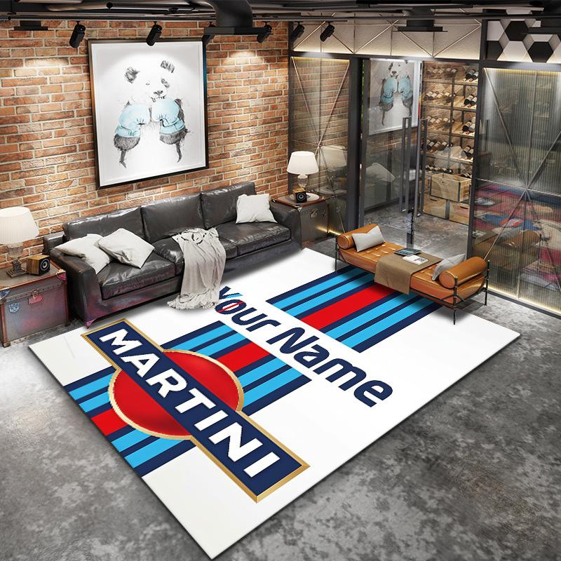 Martini Custom Name Carpet Rug For Living Room Bedroom Home Sofa Decoration Kids Play Nonslip Floor Mat
