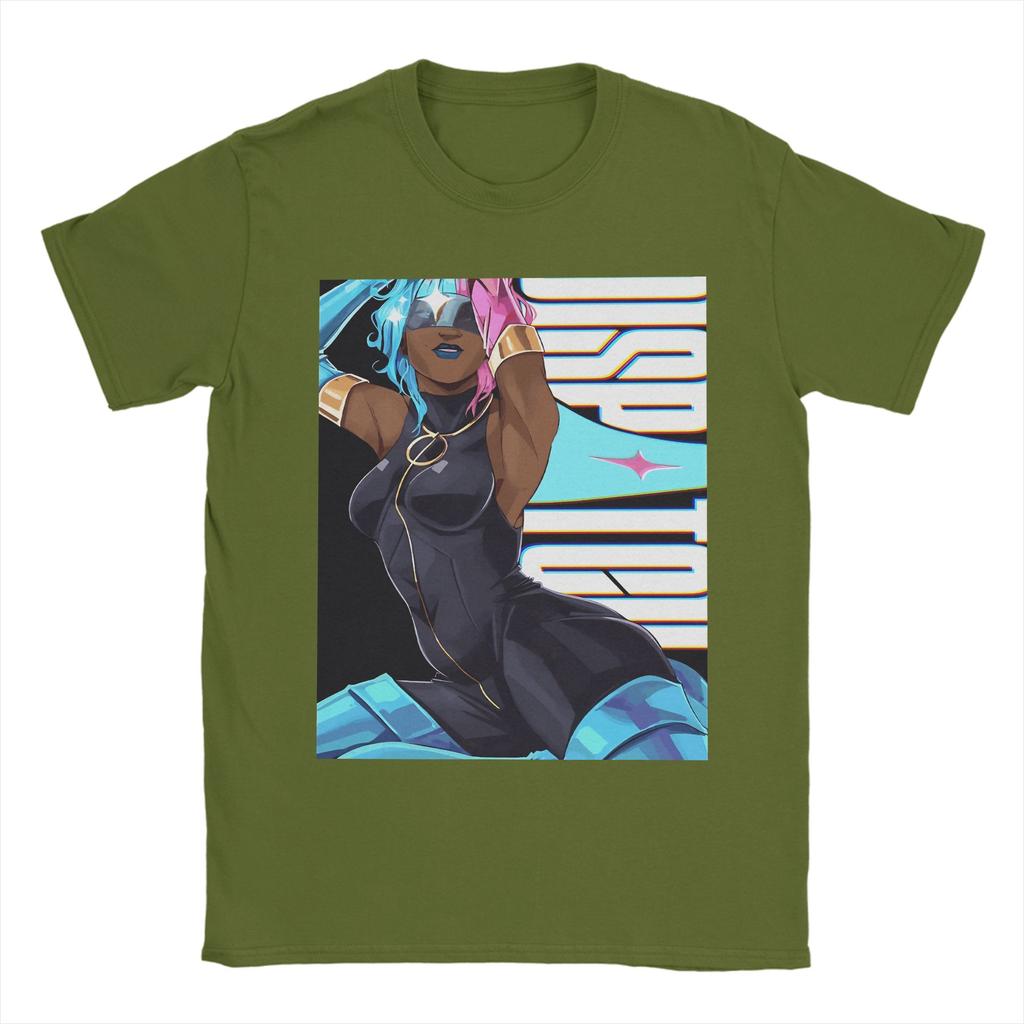 Funny Dispatch Game T-Shirt for Men Crewneck Cotton T Shirts Short Sleeve Tees Graphic Printed Clothing