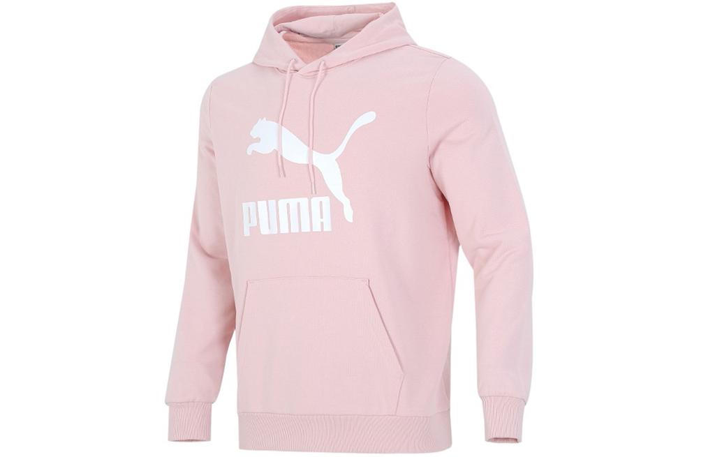 PUMA CLASSICS Sweatshirts Men's Pink Hooded Moderate Regular 531370-26