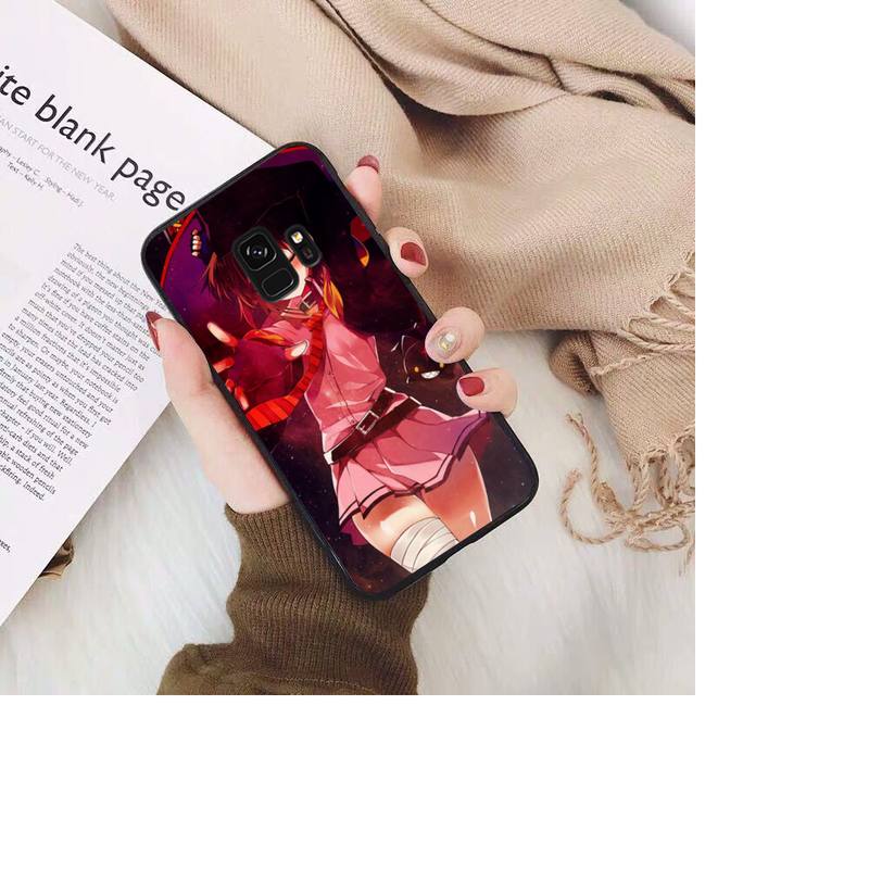 Чехол для телефона Konosuba Megumin из японского аниме для Samsung Galaxy S20 S10 Plus S10E S5 S6 S7edge S8 S9 S9Plus S10lite 2020