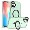For iPhone 16 Case Compatible with MagSafe Kickstand Back Phone Cover
