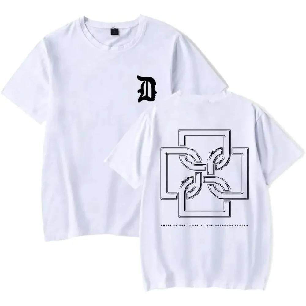 100% хлопок принт Duki Merch Футболка с коротким рукавом Повседневный принт Мужчины Женщины Уличная одежда Футболка Одежда готическая женская одежда