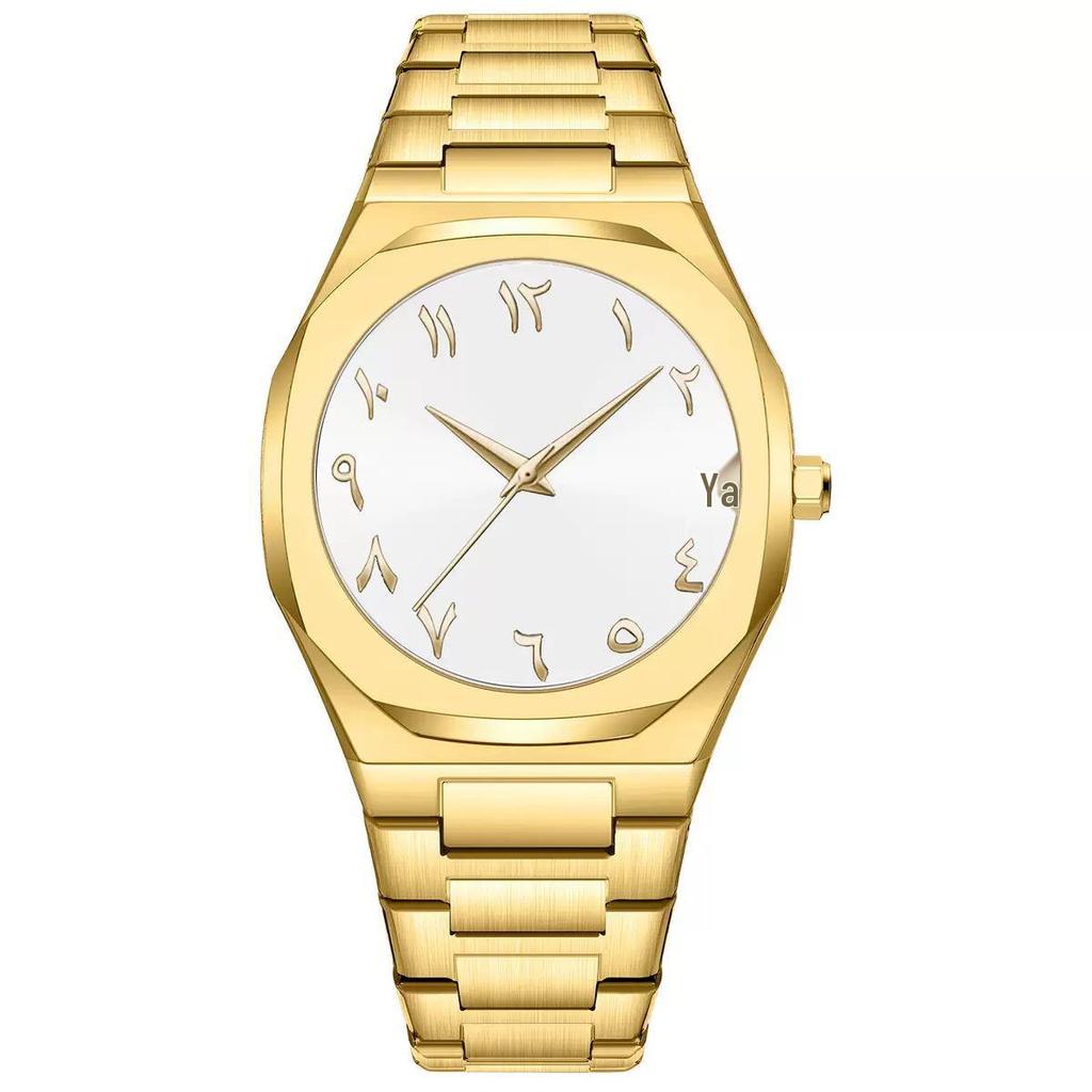 Мужские кварцевые часы высокого класса с арабскими цифрами – Элегантный деловой дизайн