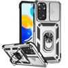 Чехол для телефона с выдвижной камерой и защитой объектива для Xiaomi Redmi Note 11 Pro Note11 11S 10 Pro 10S 9S 9 Pro 8 Pro Armor Ring Holder Cover