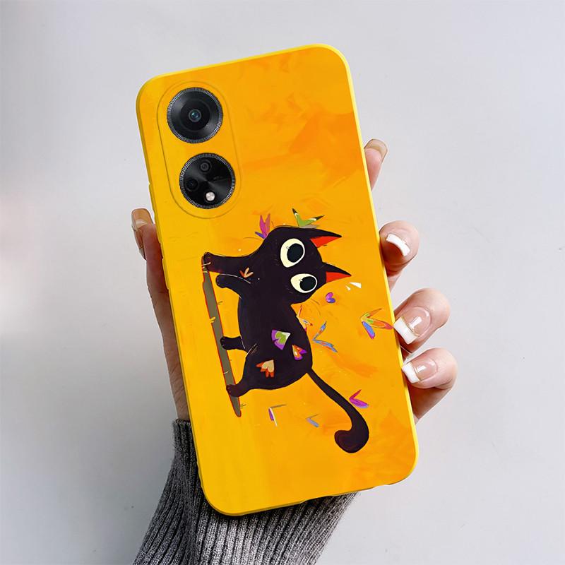 Чехол для OPPO A98 5G 2023 Милый Кот Мультяшная Собака Забавный Силиконовый Мягкий Задний Чехол для OPPO F23 CPH2527 OPPOA98 CPH2529 A1 5G Coque