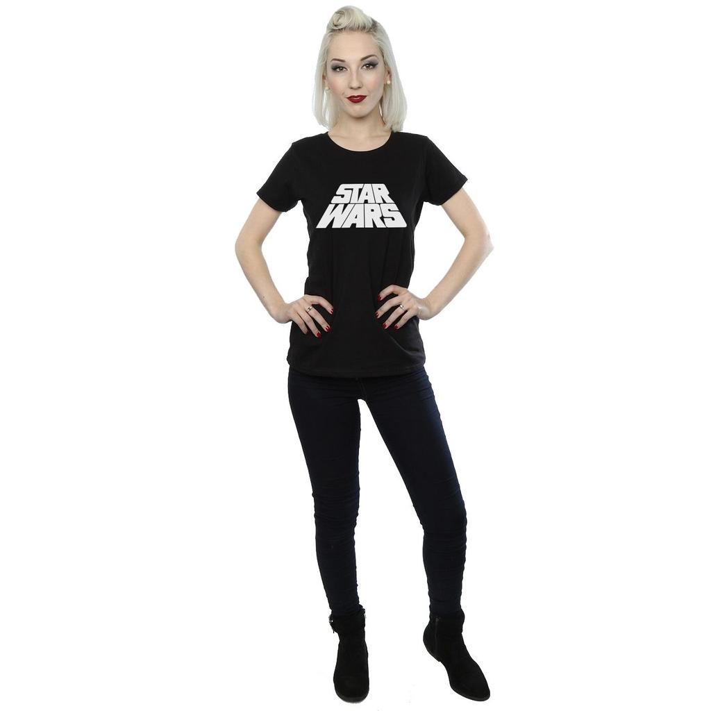 Star Wars Womens/Ladies Retro Logo Cotton T-Shirt